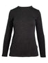 250 Women's Merino Long Sleeve Base Layer Comfort Zone - Dark Mel Grey